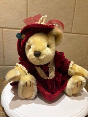 Pickford Sears The Brass Button Collectables, PEARL Bear Of Wealth Plush 1997